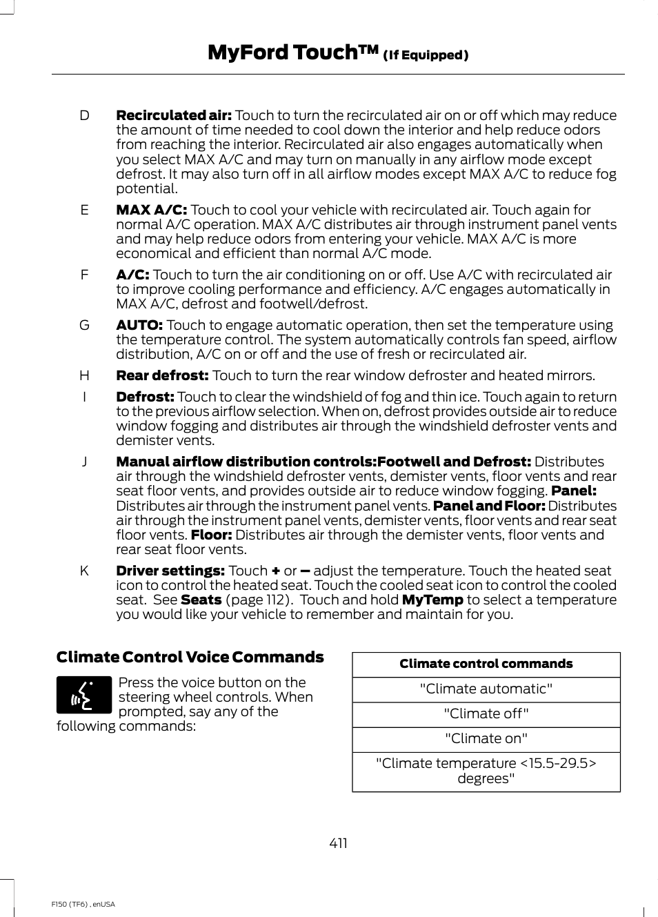 Myford touch | FORD 2014 F-150 Raptor v.2 User Manual | Page 414 / 470