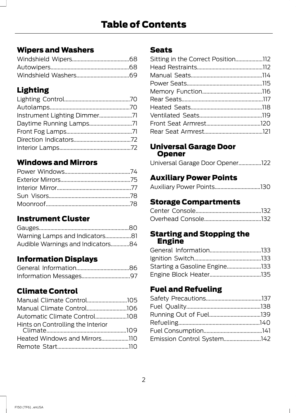 FORD 2014 F-150 Raptor v.2 User Manual | Page 5 / 470