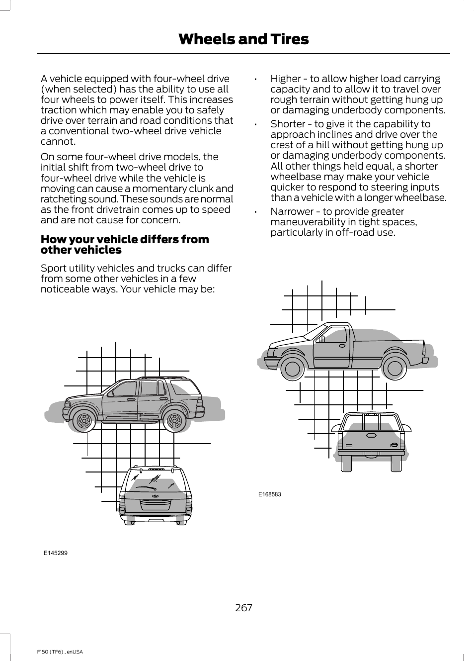 Wheels and tires | FORD 2014 F-150 Raptor v.3 User Manual | Page 270 / 472