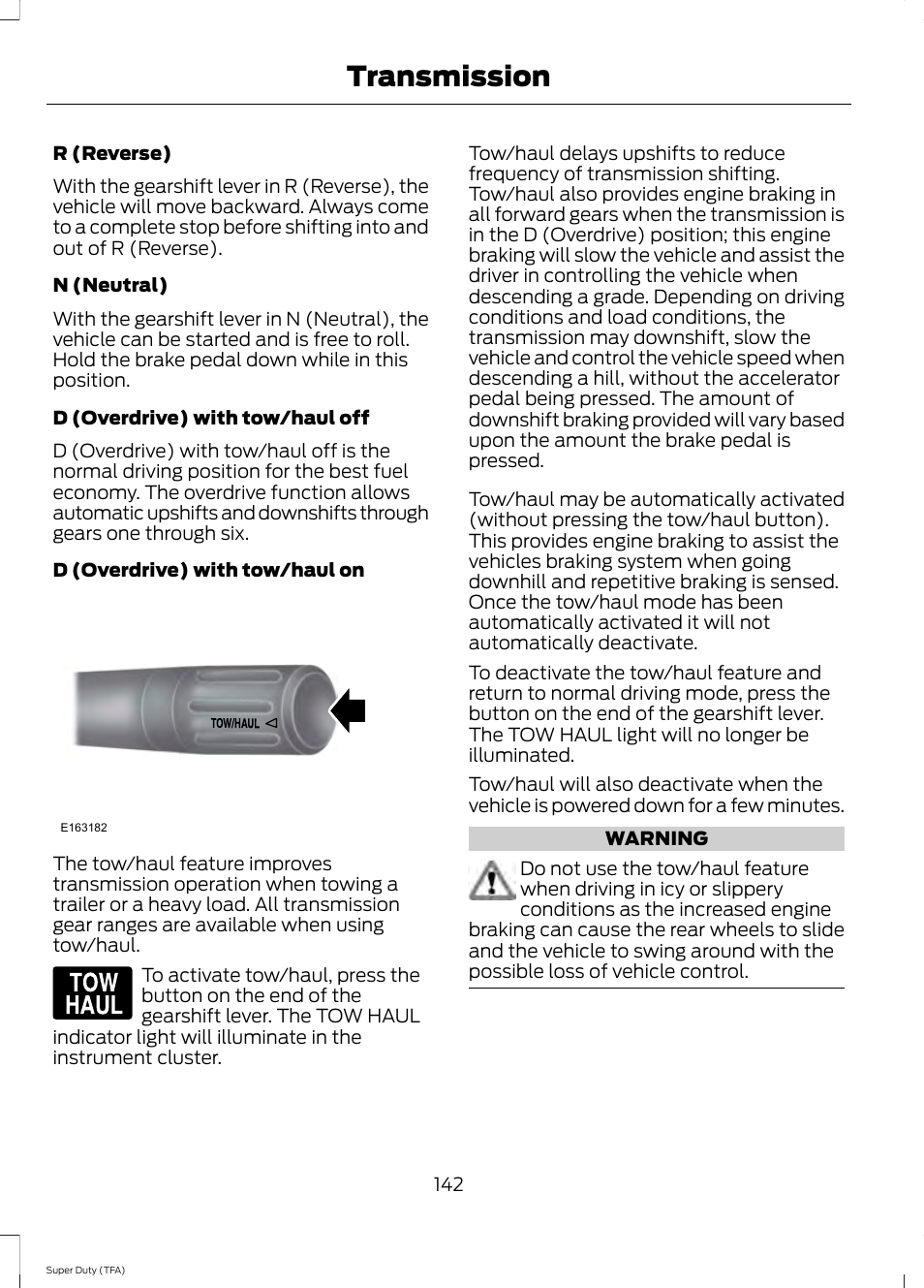 Transmission | FORD 2014 F-550 v.1 User Manual | Page 145 / 458