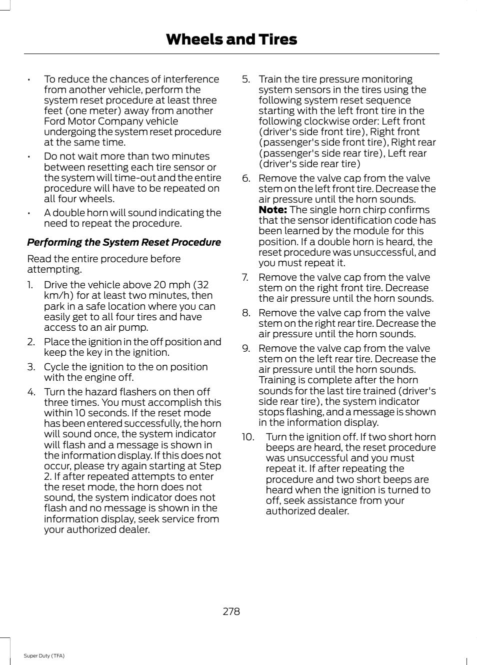 Wheels and tires | FORD 2014 F-550 v.1 User Manual | Page 281 / 458