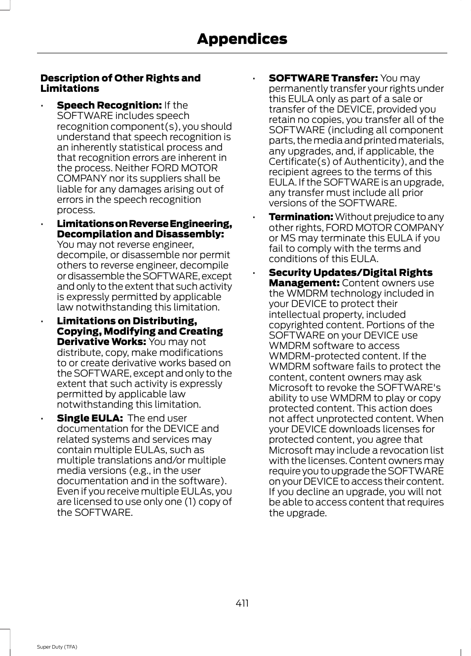 Appendices | FORD 2014 F-550 v.1 User Manual | Page 414 / 458