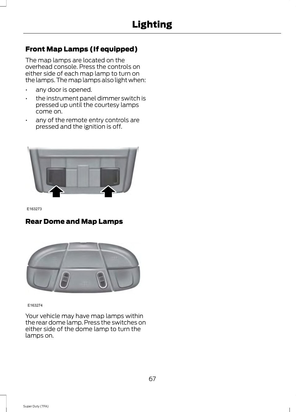 Lighting | FORD 2014 F-550 v.1 User Manual | Page 70 / 458