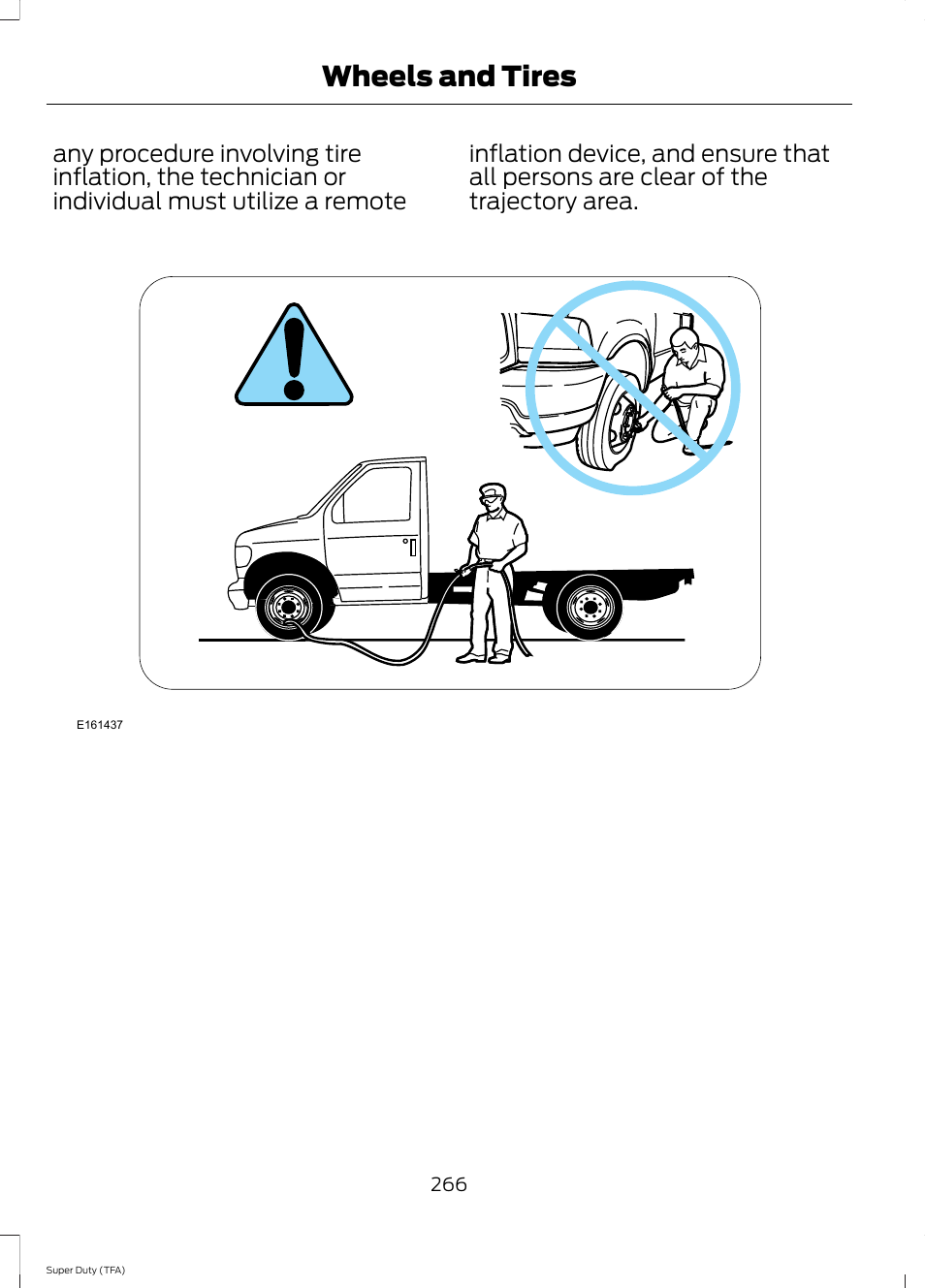 Wheels and tires | FORD 2014 F-550 v.2 User Manual | Page 269 / 460