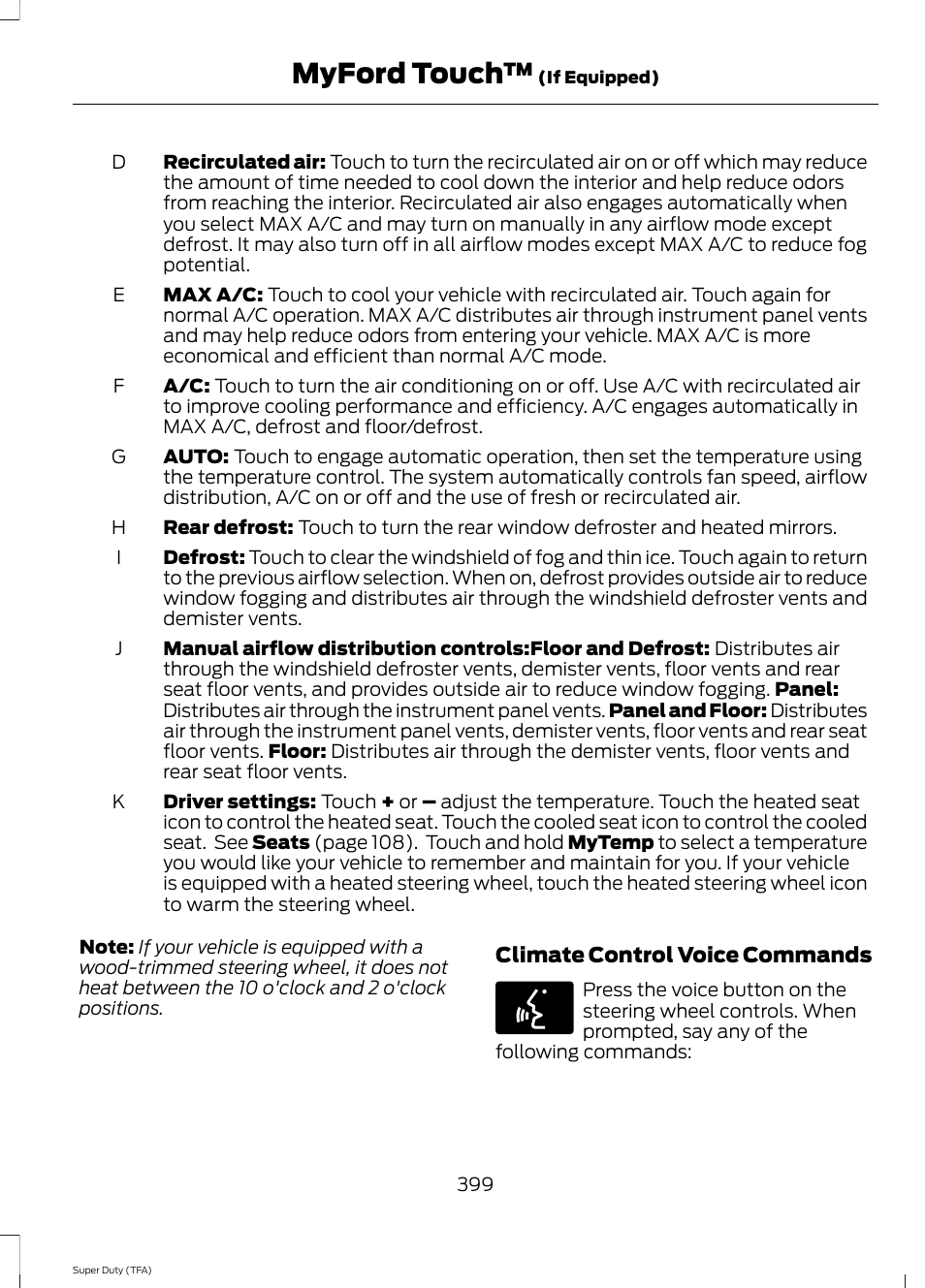 Myford touch | FORD 2014 F-550 v.2 User Manual | Page 402 / 460