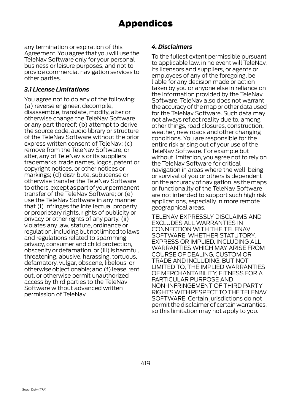 Appendices | FORD 2014 F-550 v.2 User Manual | Page 422 / 460