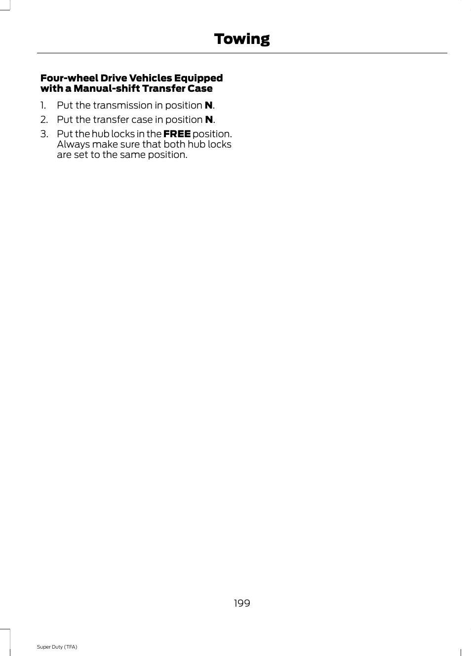 Towing | FORD 2014 F-550 v.3 User Manual | Page 202 / 460