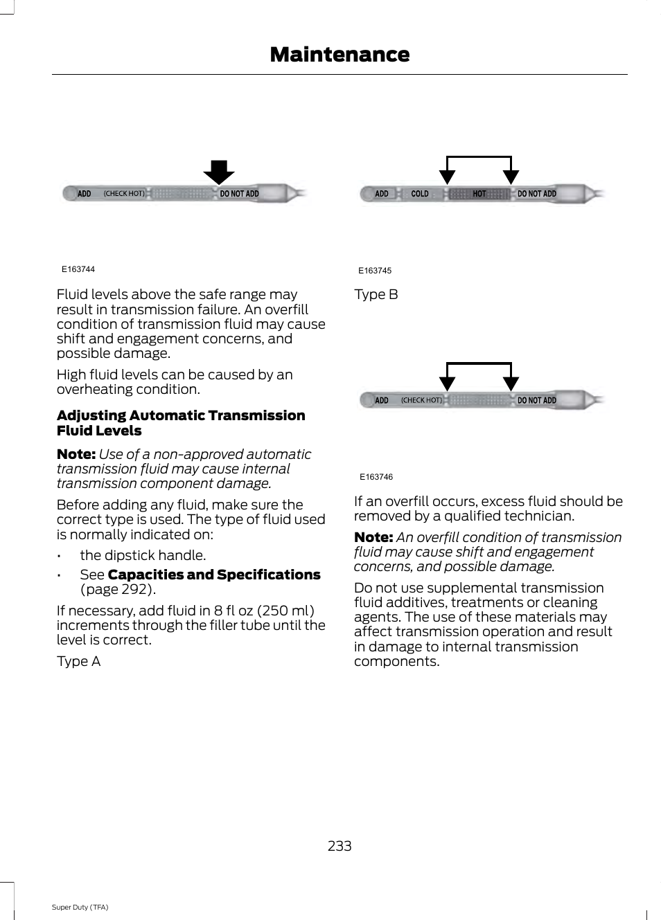 Maintenance | FORD 2014 F-550 v.3 User Manual | Page 236 / 460