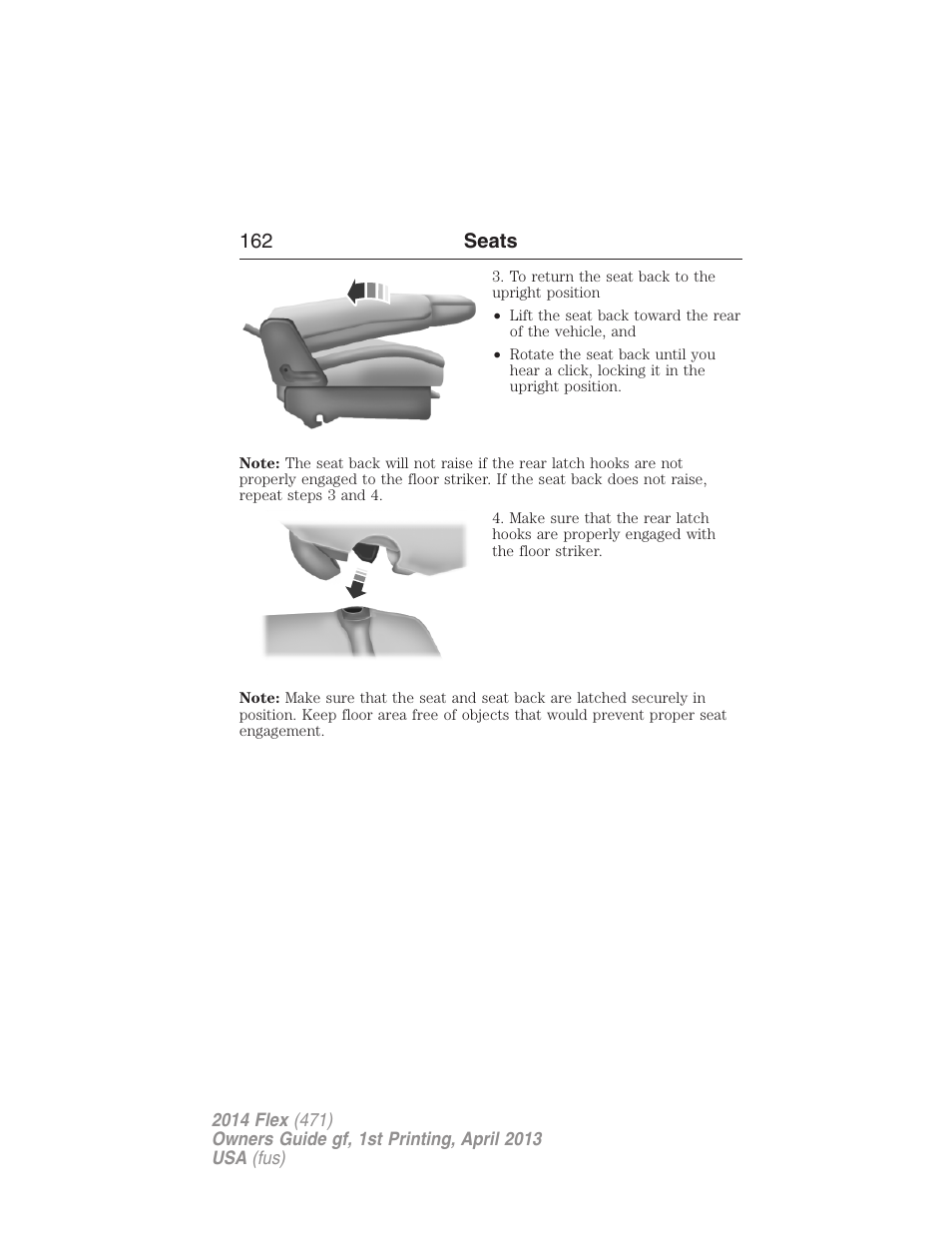 162 seats | FORD 2014 Flex v.1 User Manual | Page 163 / 554