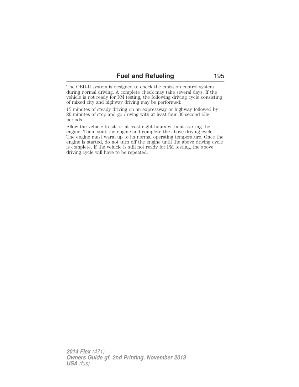 FORD 2014 Flex v.2 User Manual | Page 196 / 555