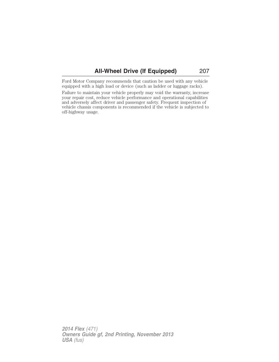 FORD 2014 Flex v.2 User Manual | Page 208 / 555