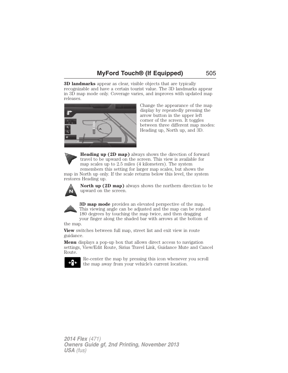 Myford touch® (if equipped) 505 | FORD 2014 Flex v.2 User Manual | Page 506 / 555