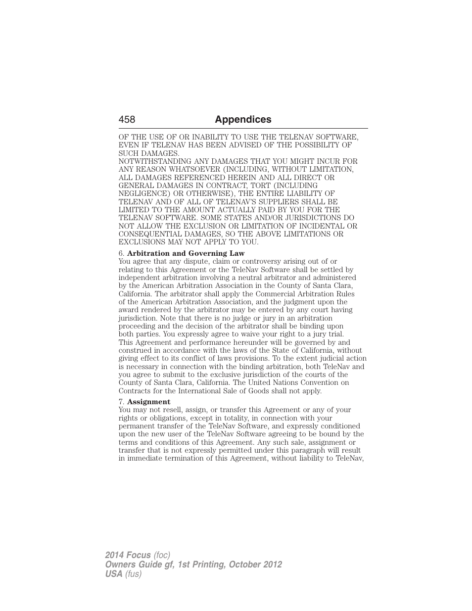 FORD 2014 Focus v.1 User Manual | Page 459 / 492