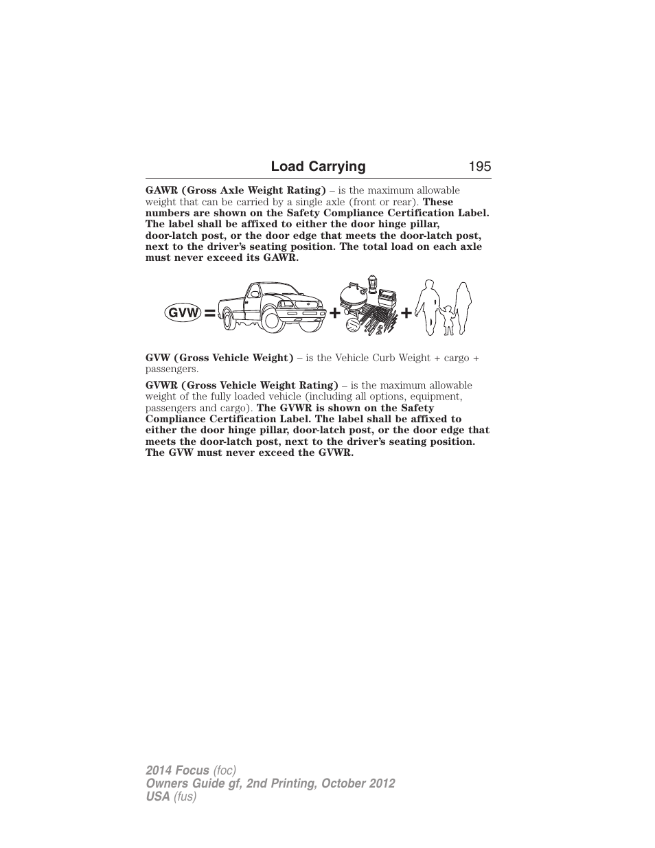 FORD 2014 Focus v.2 User Manual | Page 196 / 488