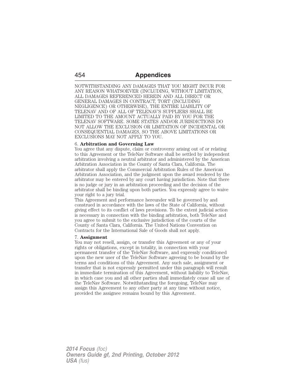 FORD 2014 Focus v.2 User Manual | Page 455 / 488