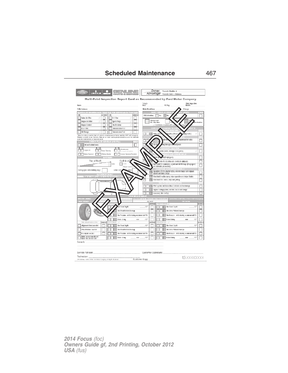 FORD 2014 Focus v.2 User Manual | Page 468 / 488