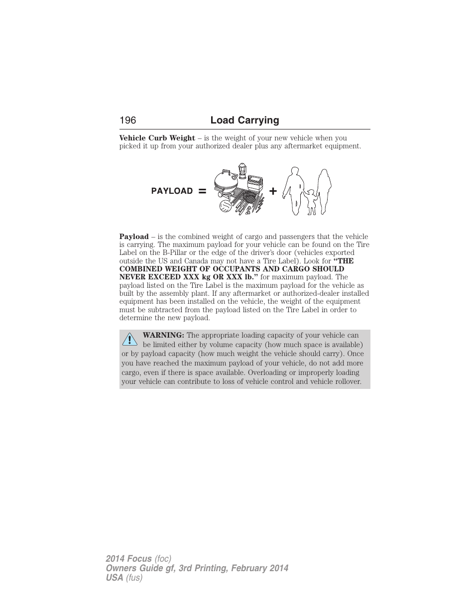 FORD 2014 Focus v.3 User Manual | Page 197 / 494