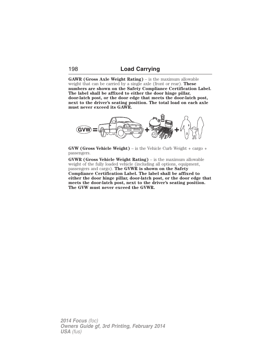 FORD 2014 Focus v.3 User Manual | Page 199 / 494