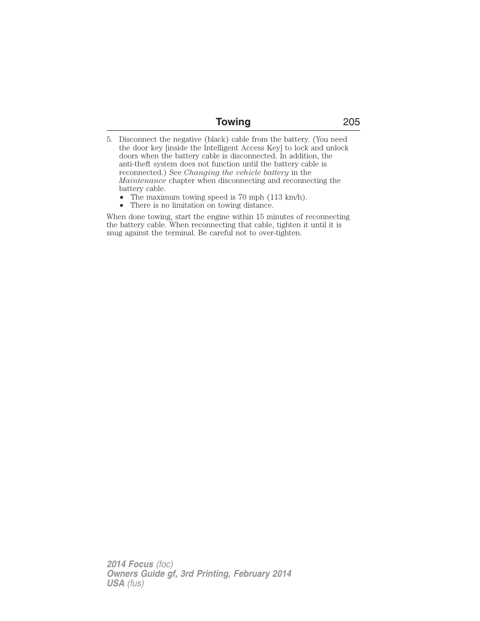 FORD 2014 Focus v.3 User Manual | Page 206 / 494