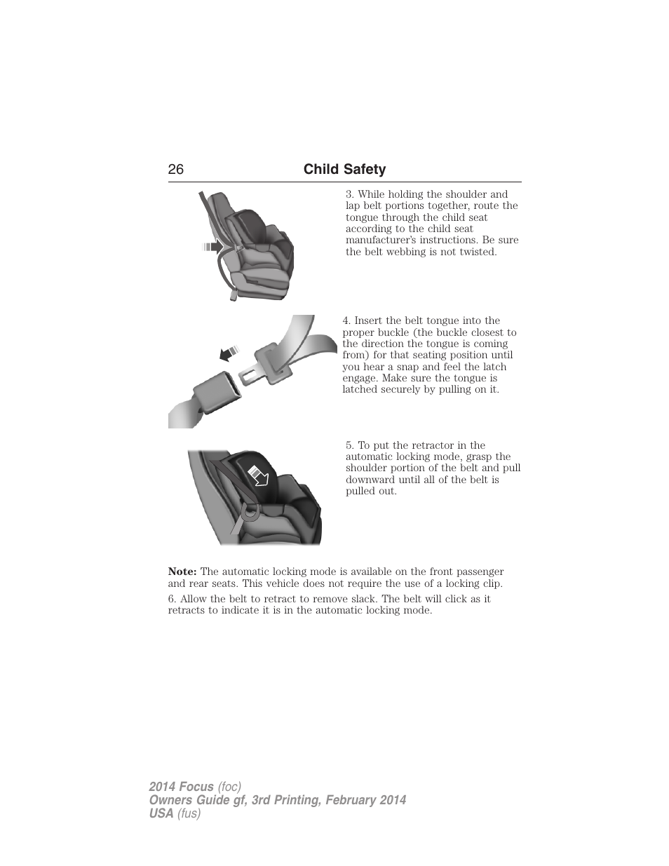 FORD 2014 Focus v.3 User Manual | Page 27 / 494