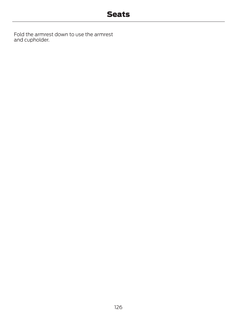 Seats | FORD 2014 Fusion v.1 User Manual | Page 129 / 457