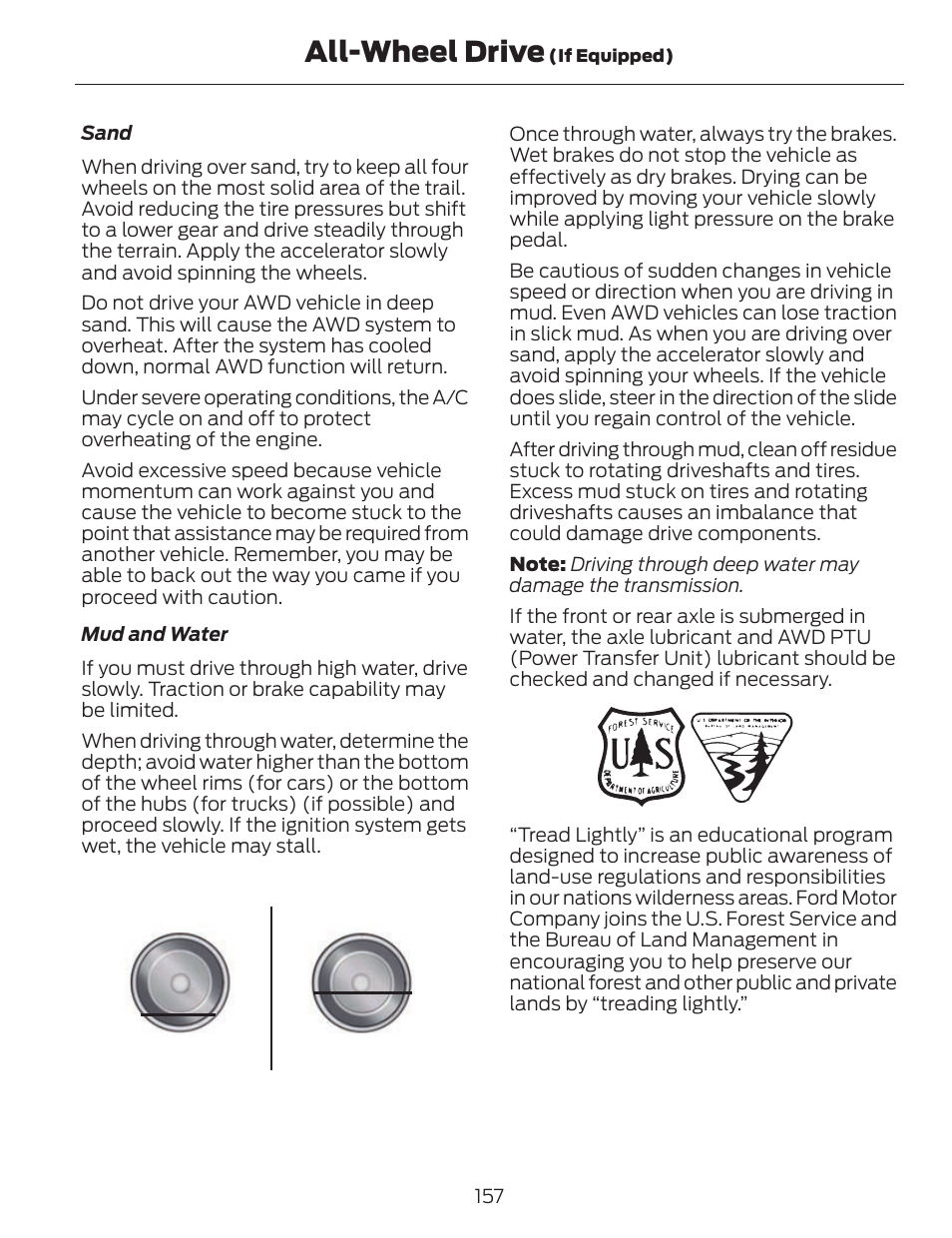 All-wheel drive | FORD 2014 Fusion v.1 User Manual | Page 160 / 457