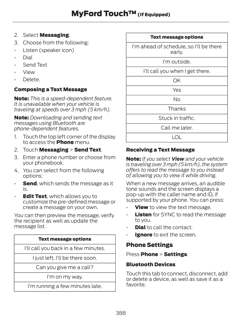 Myford touch | FORD 2014 Fusion v.1 User Manual | Page 391 / 457