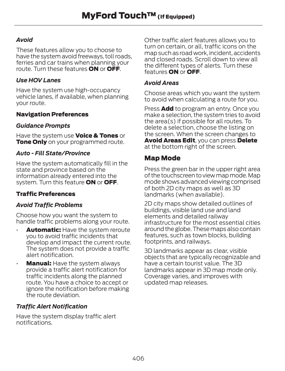 Myford touch | FORD 2014 Fusion v.1 User Manual | Page 409 / 457