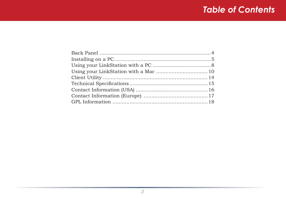 Buffalo Technology LinkStation LS-LGL User Manual | Page 3 / 19