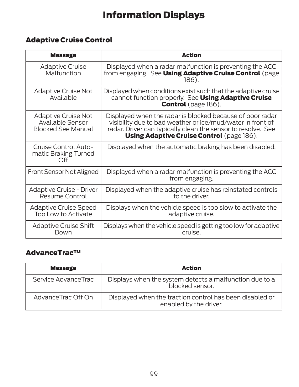 Information displays | FORD 2014 Fusion Hybrid v.1 User Manual | Page 102 / 473
