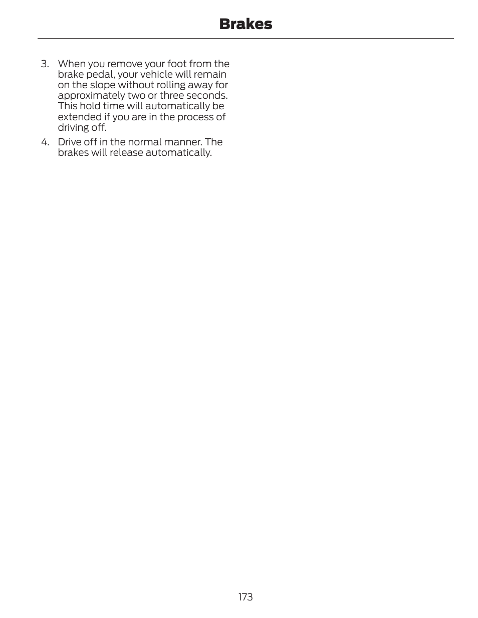 Brakes | FORD 2014 Fusion Hybrid v.1 User Manual | Page 176 / 473