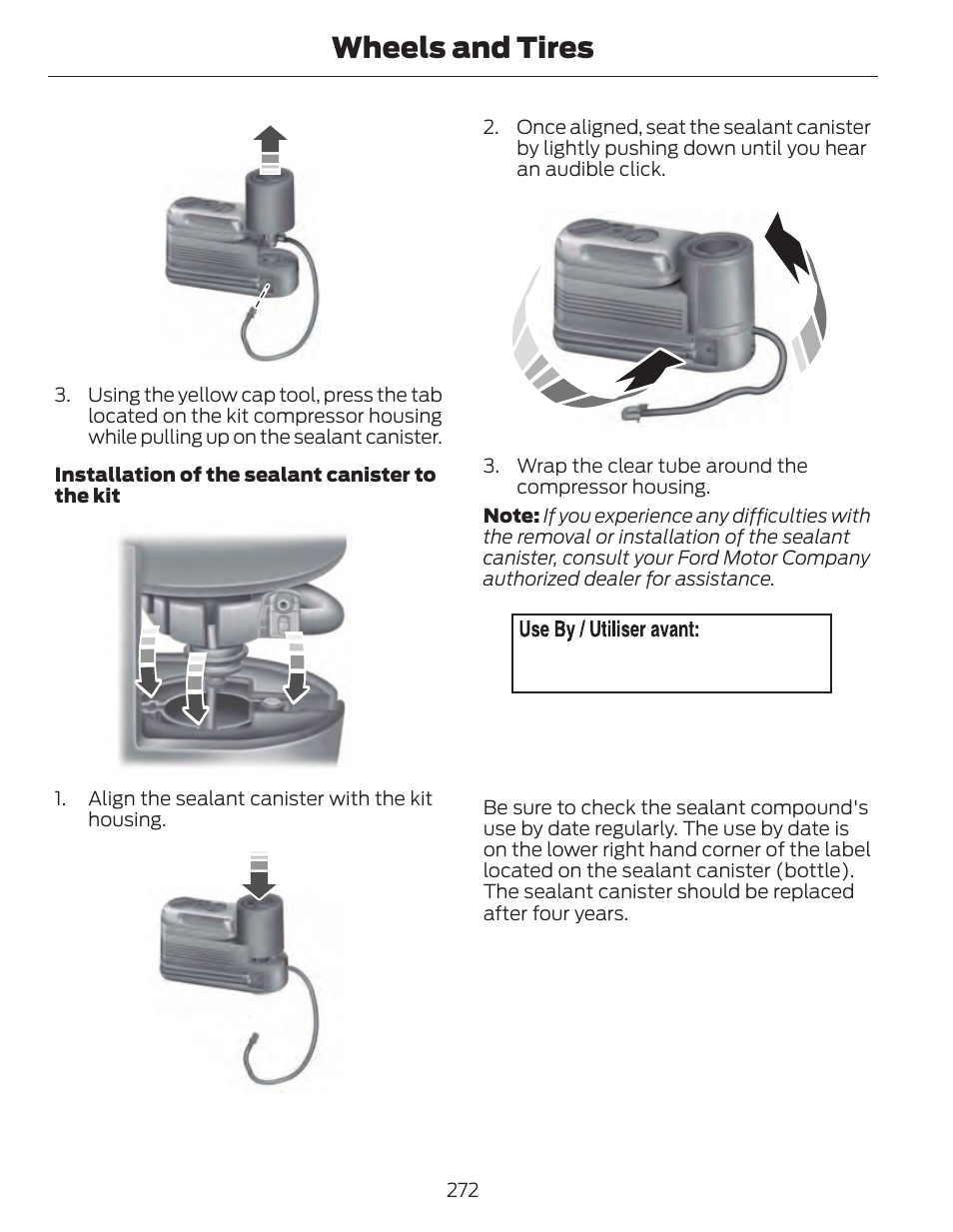 Wheels and tires | FORD 2014 Fusion Hybrid v.1 User Manual | Page 275 / 473