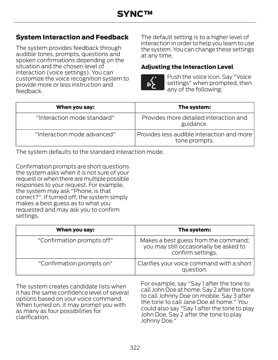 Sync | FORD 2014 Fusion Hybrid v.1 User Manual | Page 325 / 473