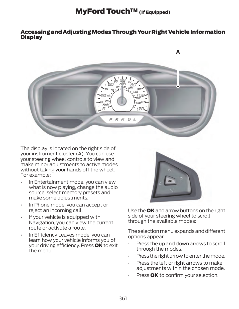 Myford touch | FORD 2014 Fusion Hybrid v.1 User Manual | Page 364 / 473