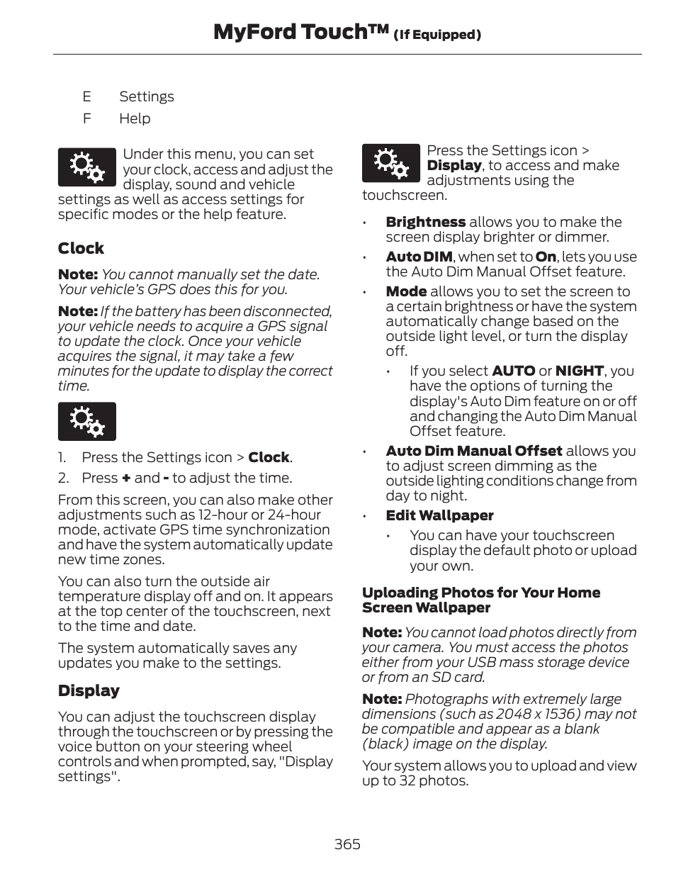 Myford touch | FORD 2014 Fusion Hybrid v.1 User Manual | Page 368 / 473
