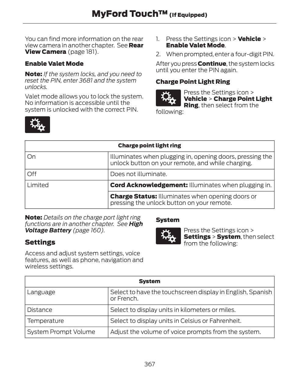 Myford touch | FORD 2014 Fusion Hybrid v.1 User Manual | Page 370 / 473