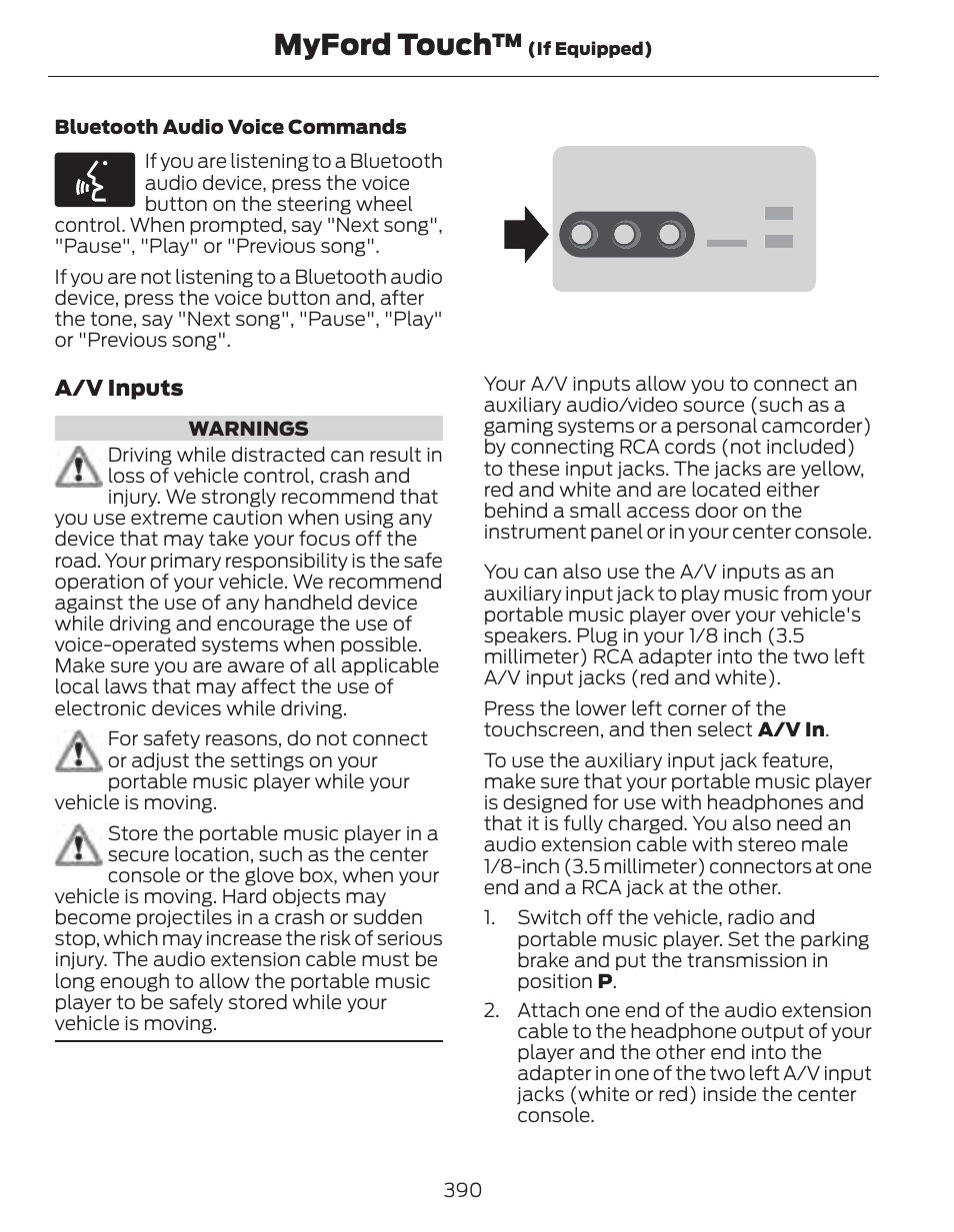 Myford touch | FORD 2014 Fusion Hybrid v.1 User Manual | Page 393 / 473