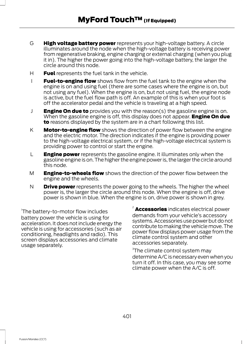 Myford touch | FORD 2014 Fusion Hybrid v.2 User Manual | Page 404 / 478