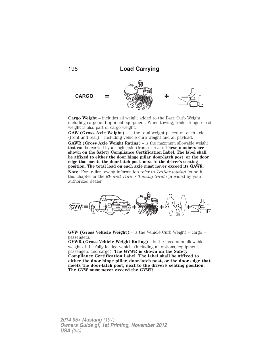 FORD 2014 Mustang v.1 User Manual | Page 197 / 461