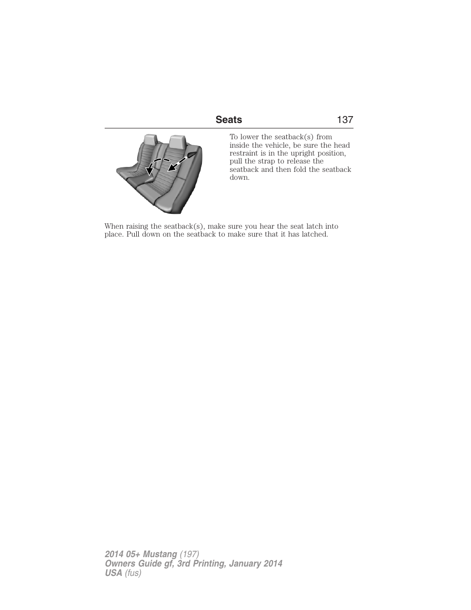 FORD 2014 Mustang v.3 User Manual | Page 138 / 463