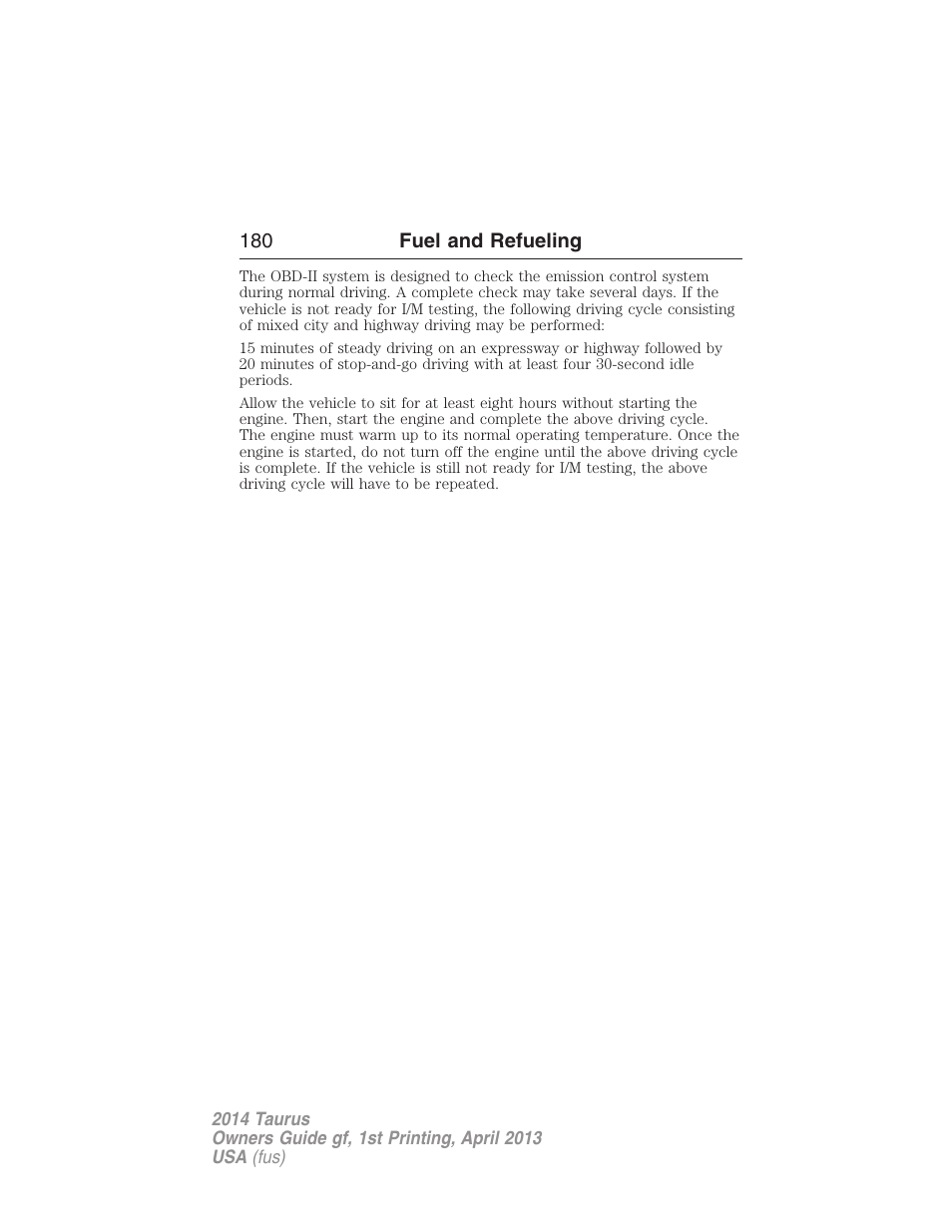 FORD 2014 Taurus v.1 User Manual | Page 181 / 550