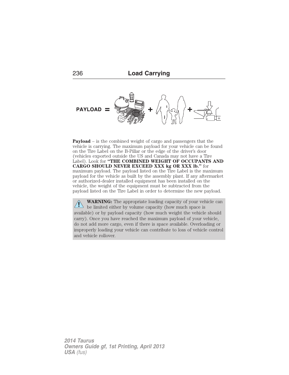 FORD 2014 Taurus v.1 User Manual | Page 237 / 550