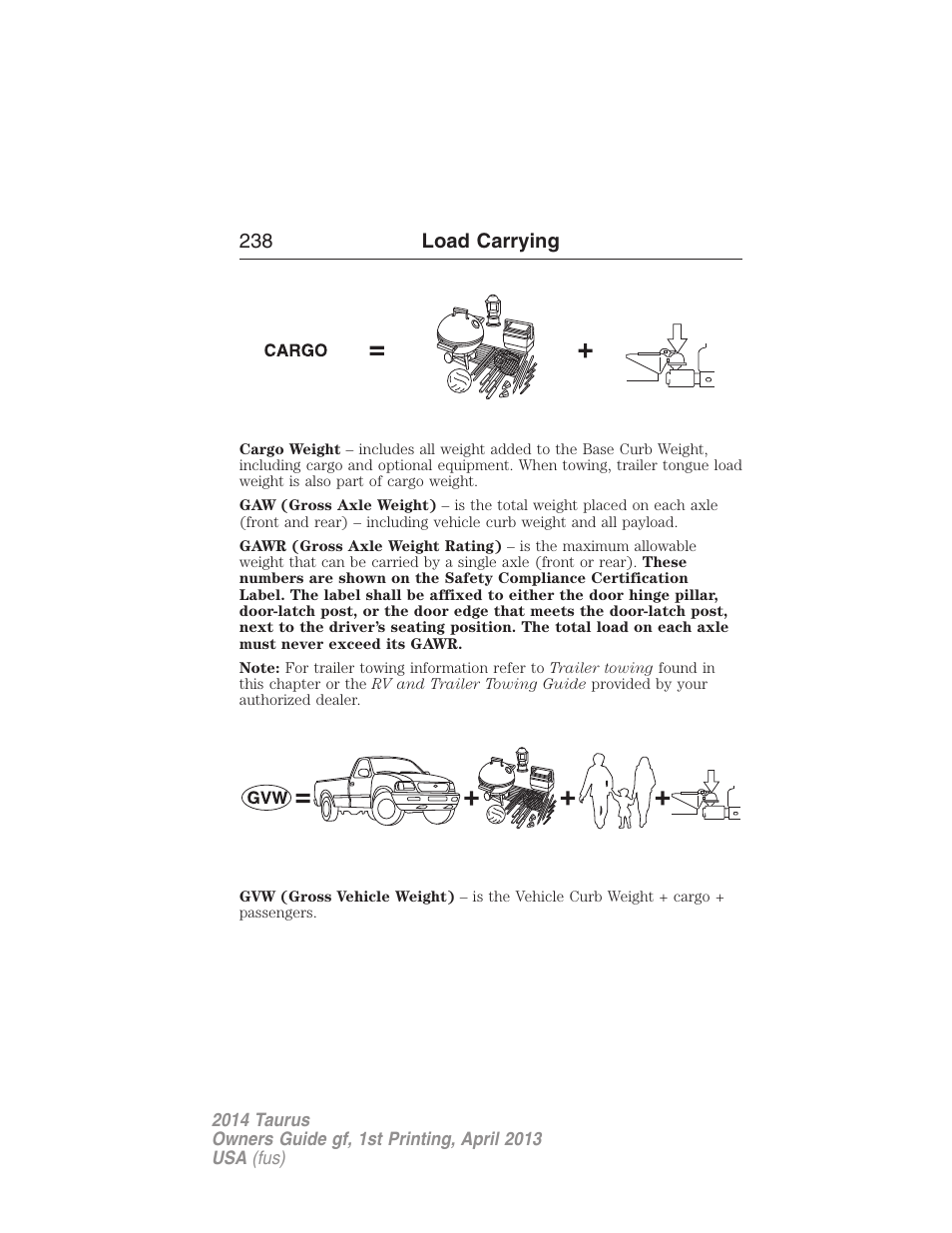 FORD 2014 Taurus v.1 User Manual | Page 239 / 550