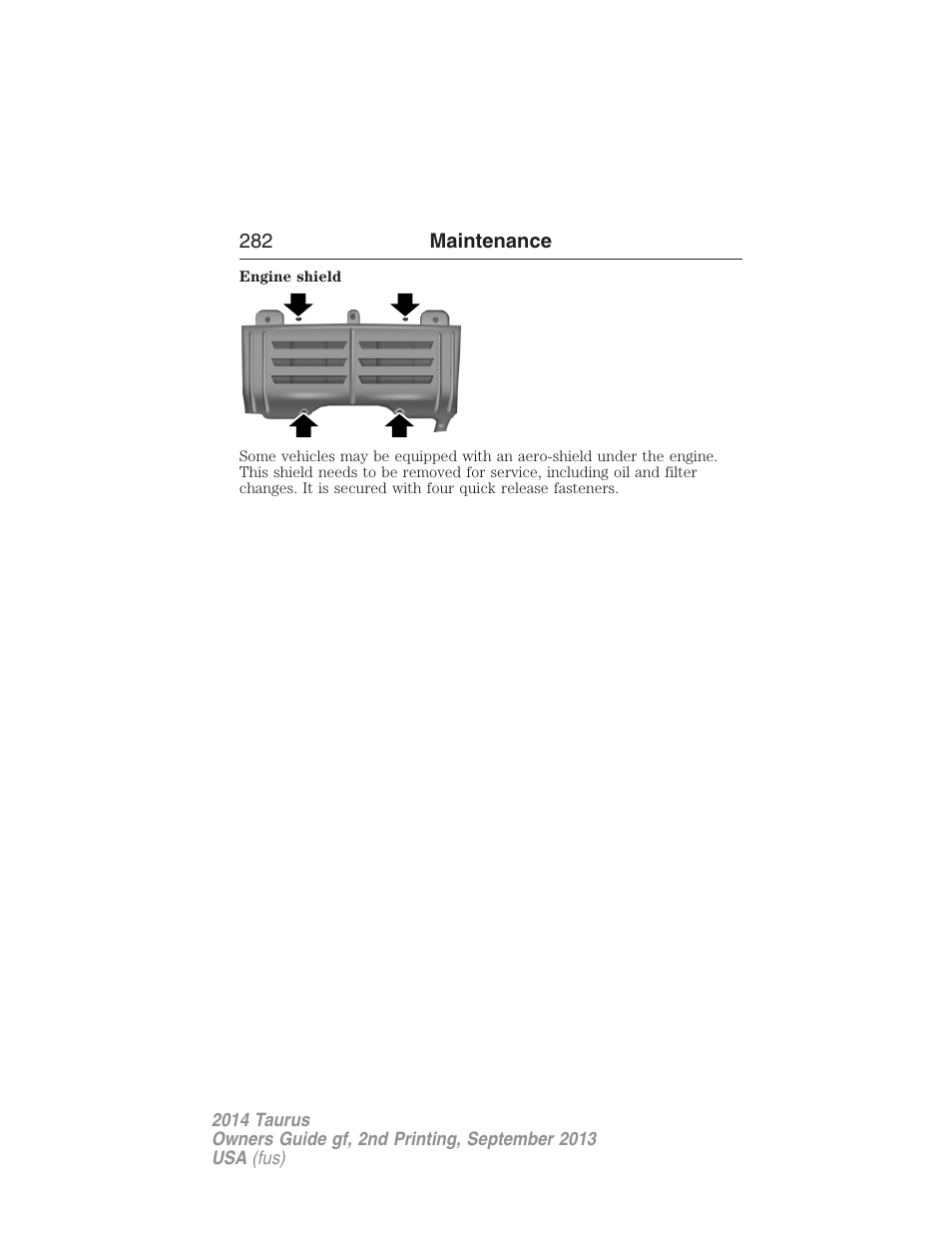 FORD 2014 Taurus v.2 User Manual | Page 283 / 554