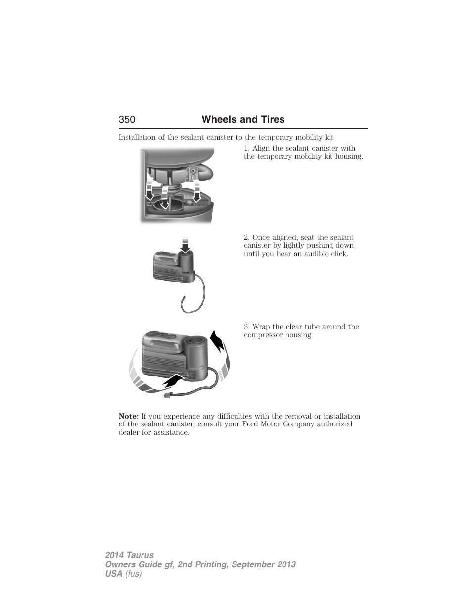 FORD 2014 Taurus v.2 User Manual | Page 351 / 554