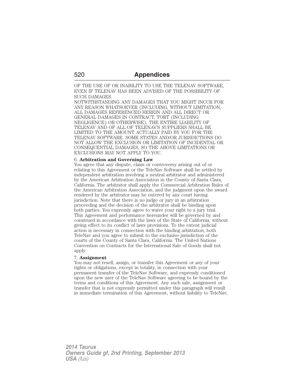 FORD 2014 Taurus v.2 User Manual | Page 521 / 554