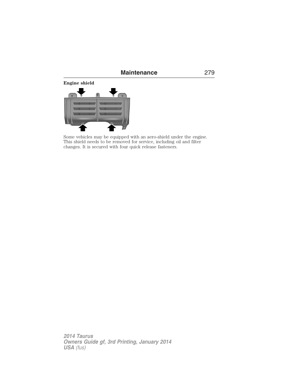 FORD 2014 Taurus v.3 User Manual | Page 280 / 553