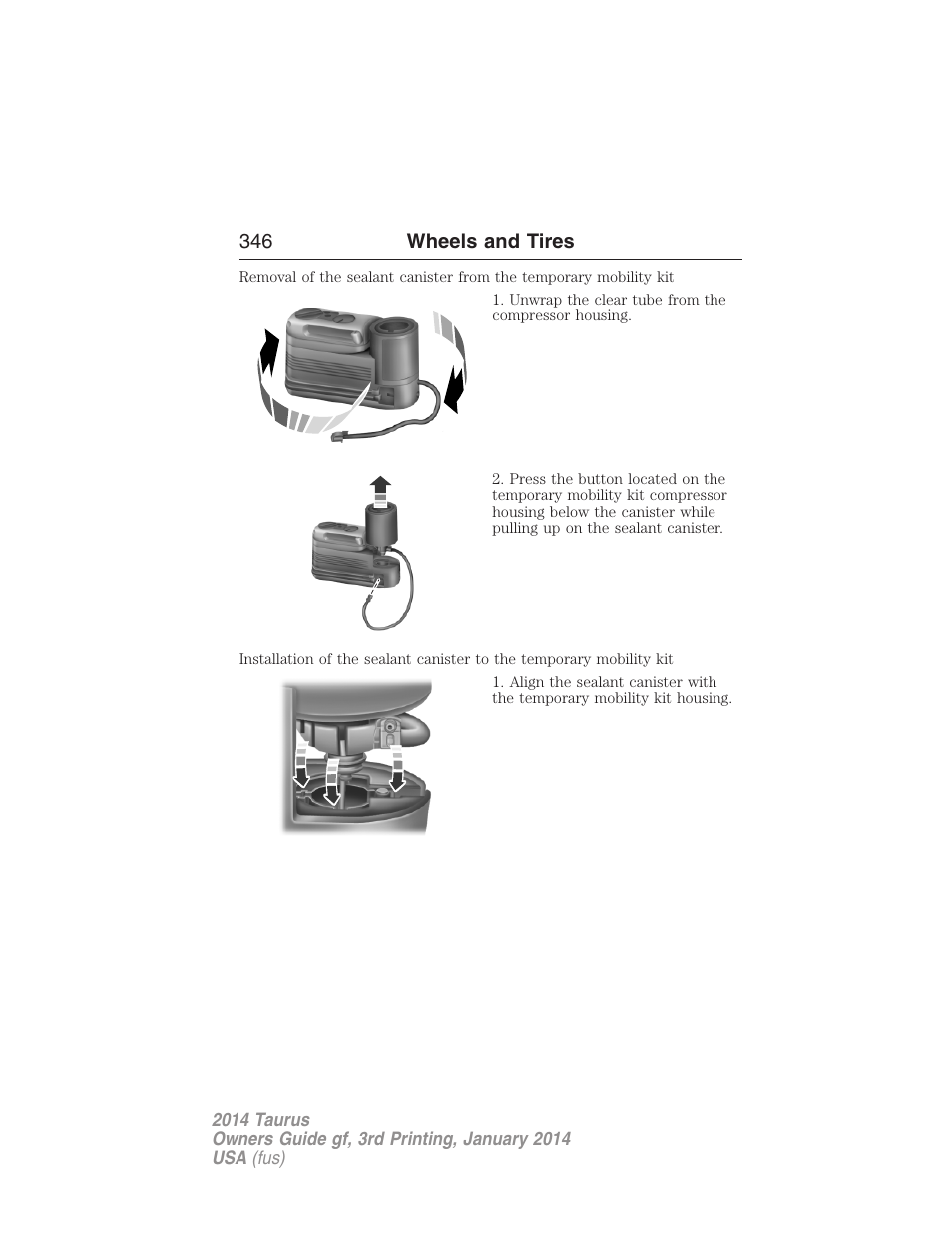 FORD 2014 Taurus v.3 User Manual | Page 347 / 553