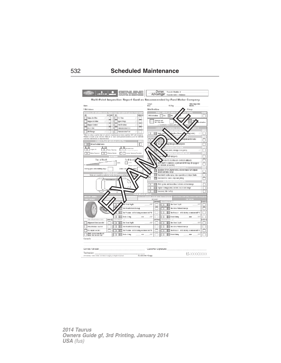 FORD 2014 Taurus v.3 User Manual | Page 533 / 553