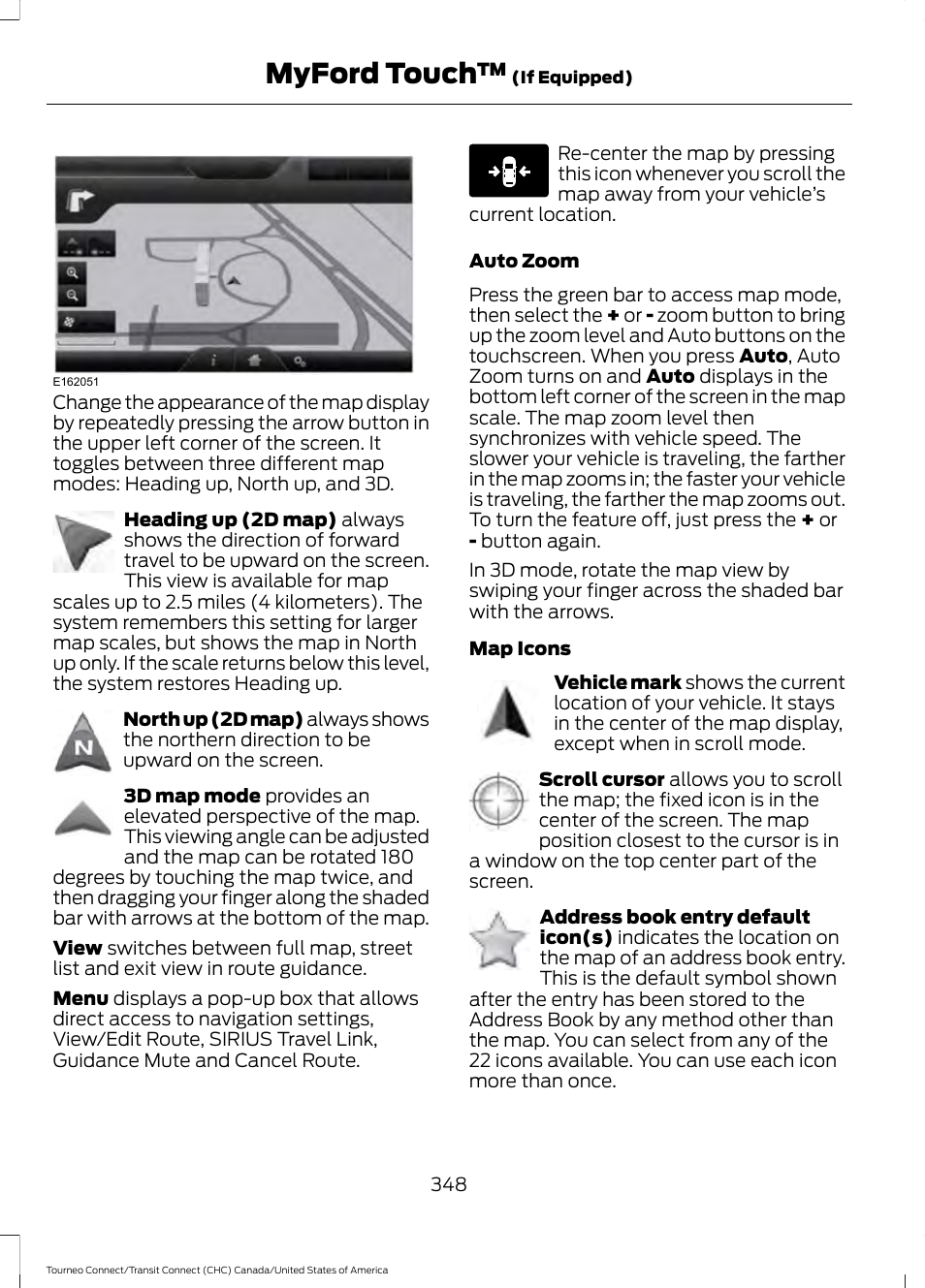 Myford touch | FORD 2014 Transit Connect v.1 User Manual | Page 351 / 401